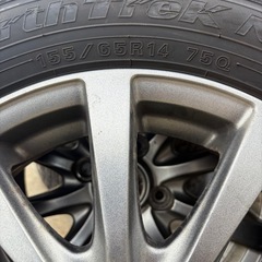 冬タイヤセット155/65R14の画像