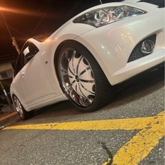V36！スカイライン！4WD！22inch！ナビバックカメラ！車検長い！の画像