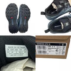186000 新品未使用 Salomon サロモン スニーカー GENESIS GORE-TEX 145464  25 ブルーグレー系 レディース [250129HM110169]の画像