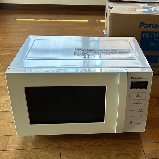 パナソニック 2021年製 ヘルツフリー フラット庫内 電子レンジ