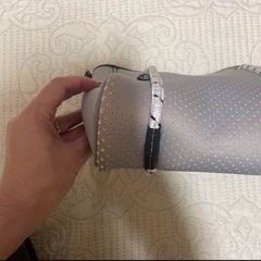 ウィローベイ　バッグ　ショルダー　ホワイト✖️グレーの画像