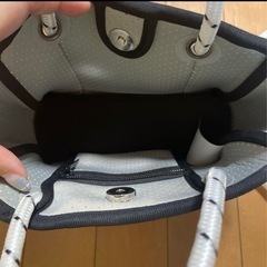 ウィローベイ　バッグ　ショルダー　ホワイト✖️グレーの画像