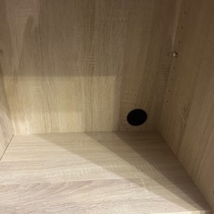 木目調チェスト　オークナチュラル　収納棚の画像