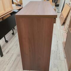 ★北九州、福岡市周辺配送可【展示品❗】キッチンカウンター  家電収納タイプ  ウォルナット  日本製  【定価49,990円】【送料に設置込み】💳自社配送時🌟代引き可💳※現金、クレジット、スマホ決済対応※   【配達は要決済前問い合わせ】の画像