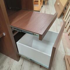 ★北九州、福岡市周辺配送可【展示品❗】キッチンカウンター  家電収納タイプ  ウォルナット  日本製  【定価49,990円】【送料に設置込み】💳自社配送時🌟代引き可💳※現金、クレジット、スマホ決済対応※   【配達は要決済前問い合わせ】の画像