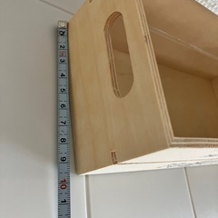 木の箱（100円均一商品）の画像
