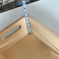 木の箱（100円均一商品）の画像