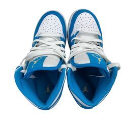 186001 NIKE ナイキ スニーカー AIR JORDAN 1 MID / エアジョーダン DQ8426-400  23 アクアトーン レディース [250418HM150441]の画像