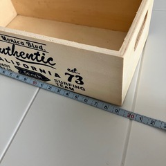 木の箱（100円均一商品）柄違いの画像