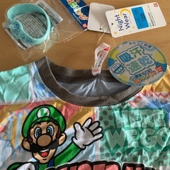 スーパーマリオ 光るパジャマ 120サイズ　新品　男の子　キッズ　パジャマの画像