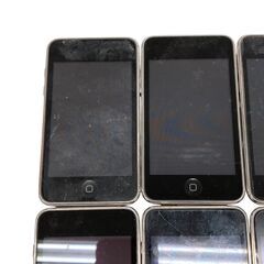 186001 現状品 Apple アップル デジタルオーディオプレーヤー iPod touch  A1288 第2世代 ８GB　  ブラック 7点まとめ売り [240911HM050039]の画像