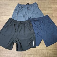 【メンズ レデース兼用】ハーフパンツ 3枚セット【散歩  部屋着 水着アウター】の画像