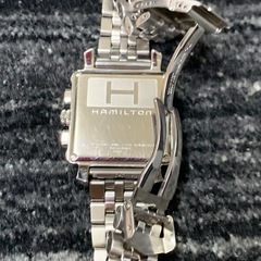 Hamilton ハミルトン ロイドクロノ H19412733 黒文字盤　美品の画像