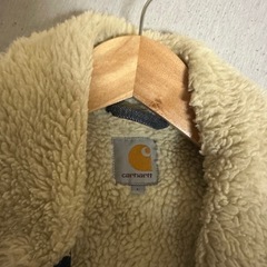 【Carhartt】カルハート デニム ボア襟ジャケットの画像