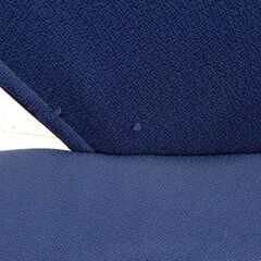 ★リユースのサカイ高崎店★TJ12440  椅子 青 H×D×W クリーニング済みの画像