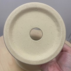 陶器鉢 オシャレ鉢 ピンク鉢 ツートンカラーの画像