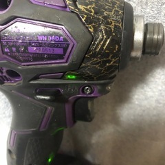 ハイコーキ36vインパクトドライバWH36DA、中古美品、本体のみの画像