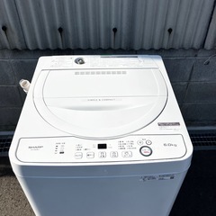 SHARP 縦型洗濯機 ES-GE6EJ 6.0kgの画像