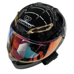 186000 現状品 SOMAN ヘルメット XL ブラック/ゴールド [250530HM090079]の画像