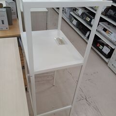 リユースのサカイ栃木店★ジモティ割あり★ 山崎実業 レンジラック ホワイト W54.5×D45×H130 クリーニング済み TC10135の画像