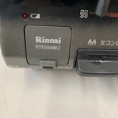 伊勢崎店【現状品】gi8-3 Rinnai ガステーブル 2019年製 RTE594BK2 ガスコンロ リンナイ　の画像