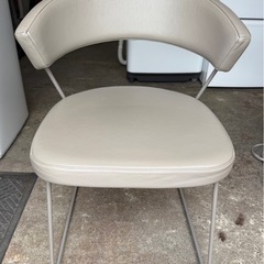 札幌市内配送可 Calligaris カリガリス コヌビア ニューヨーク ダニングチェア ソフトレザー カラー/トープ ③の画像