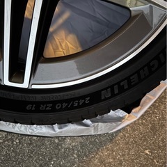 ベンツ　CLS AMG タイヤ　ホイール4本セット　かなり綺麗です。の画像