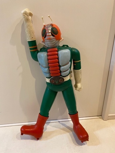 ジャンボマシンダー仮面ライダーV3 ジャンボマシンダー 仮面ライダーV3 ポピー 昭和レトロ 当時物 全高約