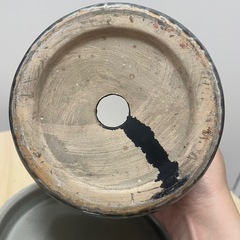 陶器鉢 オシャレ鉢 鉢カバー 和風 グレーの画像