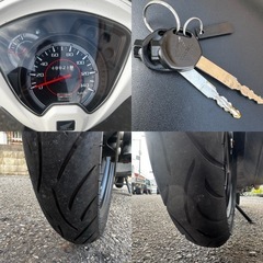 ホンダ　ディオ110 JF58 ホワイト　実働　動画あり　大阪の画像