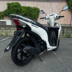 ホンダ　ディオ110 JF58 ホワイト　実働　動画あり　大阪の画像