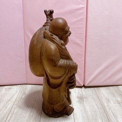 木彫　布袋様　 置物 縁起物 七福神　恵比寿様　大黒天の画像