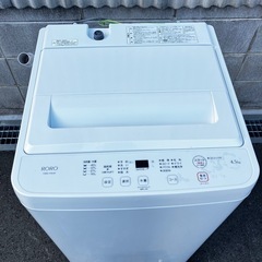 ヤマダ RORO 4.5kg 洗濯機 YWM-T45LWの画像