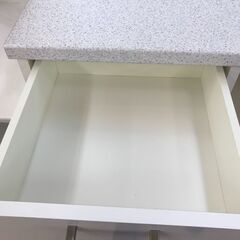 【ジャングルジャングル岩出店】【A842】レンジ台 ホワイト 中古 家具 和歌山 岩出市 紀の川市 海南市の画像