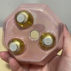 陶器鉢 オシャレ鉢 鉢カバー ピンク鉢 オーロラの画像