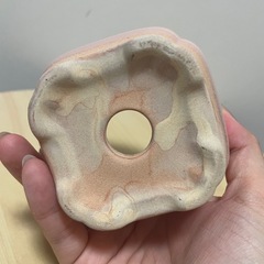 陶器鉢 オシャレ鉢 鉢カバー ピンク鉢 盆栽の画像