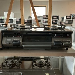 お買い得💵✨ Rinnai 2019年製❗️ RTE640BK2R 黒 ガステーブル 都市ガスの画像