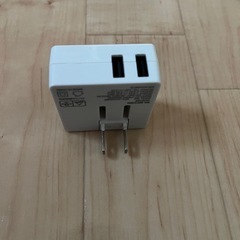 【お譲り先決定】エレコム ELECOM　充電器2口の画像