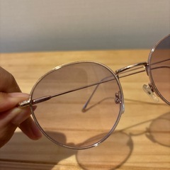 118　サングラス　レディース　可愛い　紫色ピンクの画像