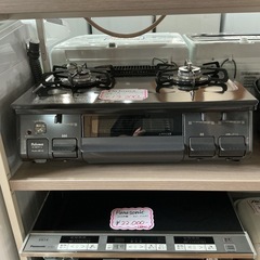早い物勝ち☺️　 Paloma 2021年製 IC-S87K-1L 黒 ガステーブル 都市ガスの画像
