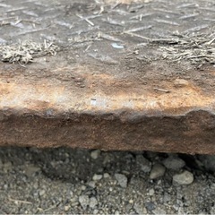敷鉄板 306x153x2.2(cm) 鉄板 土木 解体 建設 敷き鉄板の画像