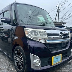 LA600S ダイハツ タント カスタムRS★総額27.8万円★外観良好 機関良好 ターボ ローダウン 純正アルミ 両側パワスラ 純正ナビ フルセグTV Bカメラ BT音楽 スマアシ iスト 修復歴なし！の画像