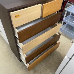 リサイクルショップどりーむ荒田店　No4323 タンス　チェスト　衣類収納　の画像