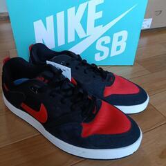 NIKE　SB アリウープ　黒赤の画像