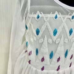 FROZENアナと雪の女王ワンピース　エルサドレス　中古美品！サイズ　120cmの画像