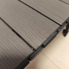 ニトリ　アウトドアテーブル　キャンプの画像