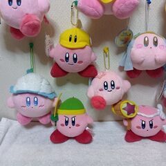 星のカービィ＆ワドルディぬいぐるみ10個セット+1個追加の画像