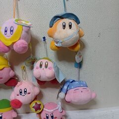 星のカービィ＆ワドルディぬいぐるみ10個セット+1個追加の画像
