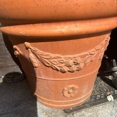 植木鉢{大}, テラコッタ製, 素焼き, の画像