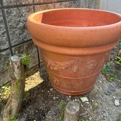 植木鉢{大}, テラコッタ製, 素焼き, の画像